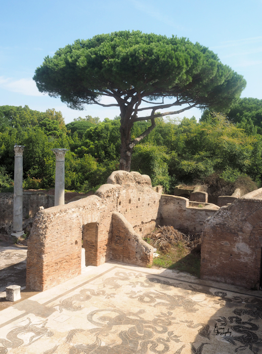 Ostia Antica Palatial Ruin, Ostia Antica, Italy