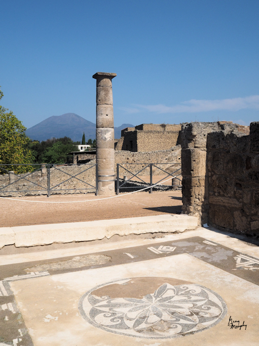 Pompeii Ruin and Mt Vesuvius, Pompeii, Italy